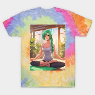 Sensei Yoga Anime Pose T-Shirt